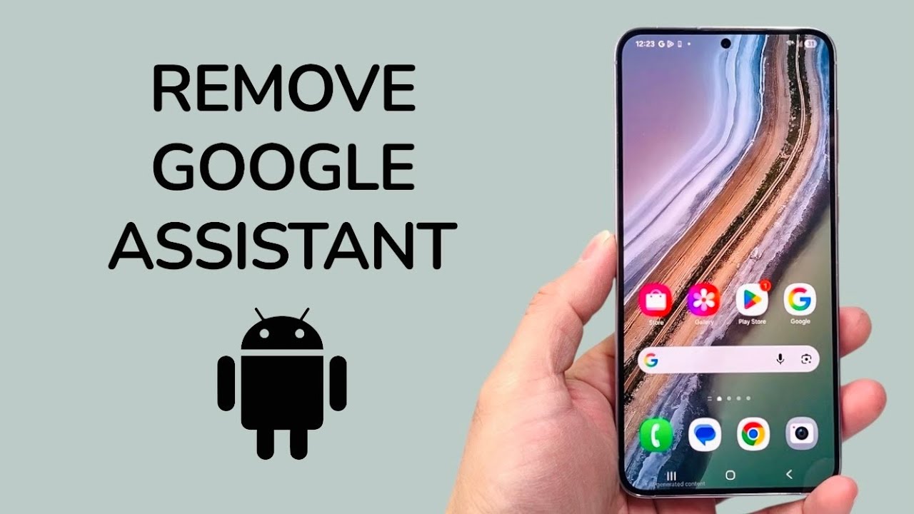 How To Remove Google Assistant From Power Button On Android - YouTube