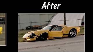 2005 Ford GT Crashes Head On With F-150!