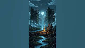 Ruins of Hope Crackling Fire Sleep Sounds & Pixel Art Ambience