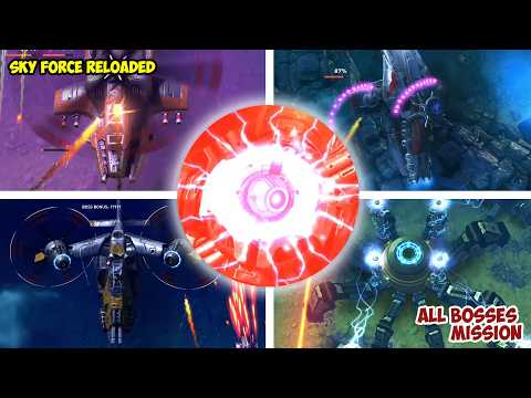 ALL BOSSES COMBAT | Sky Force Reloaded Intense Action Nightmare