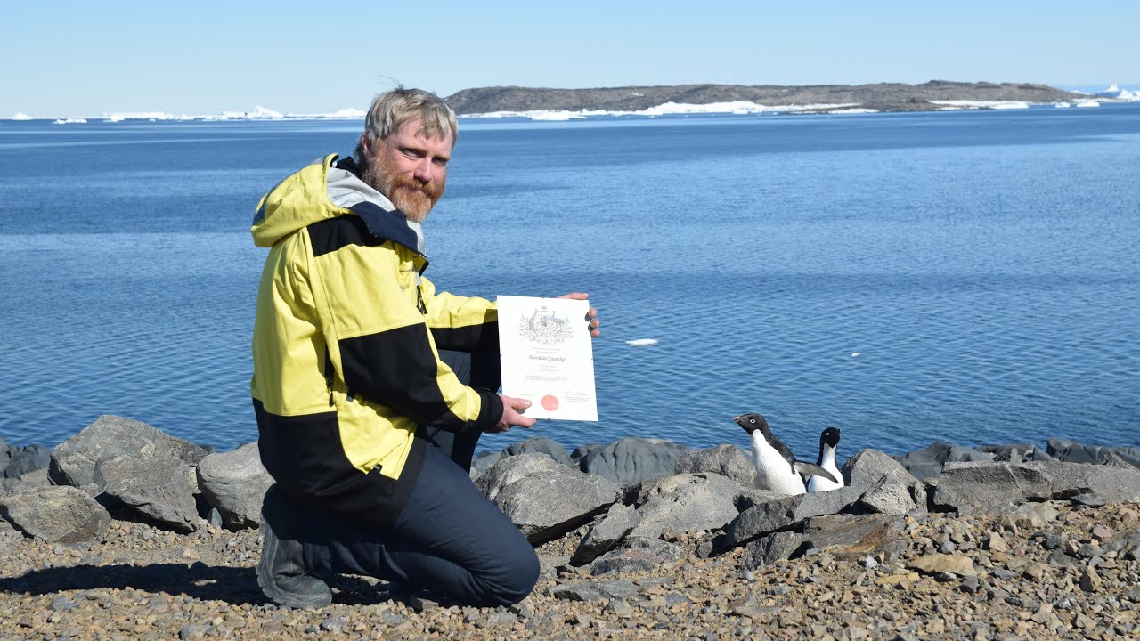 Australian citizenship ceremony in Antarctica