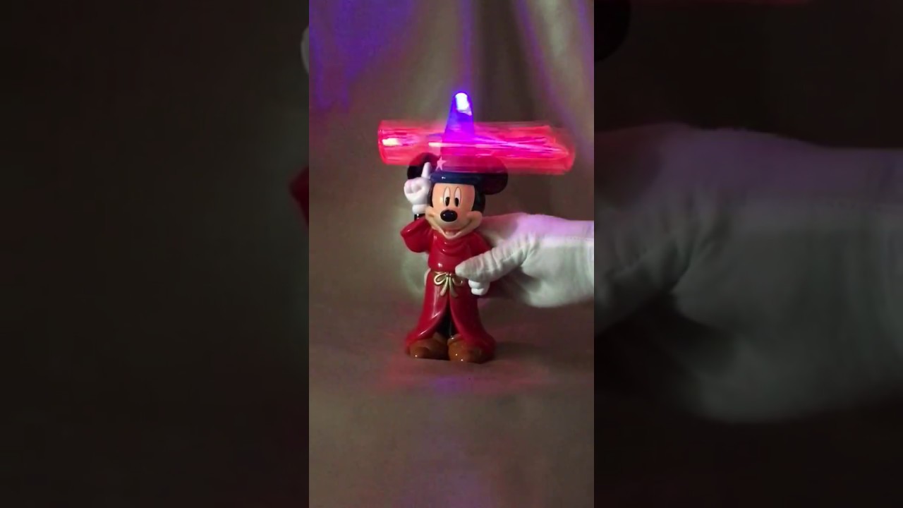 mickey mouse spinning light toy