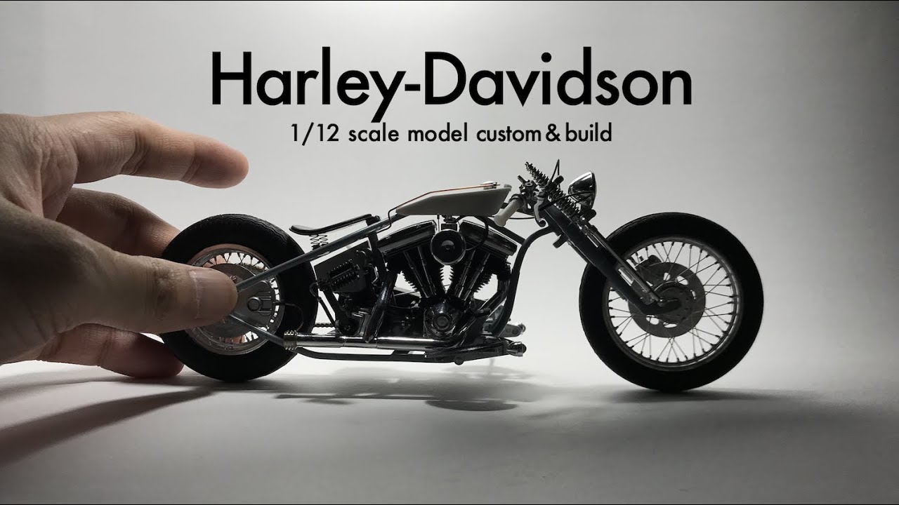 Scale Models Harley Motorcycles