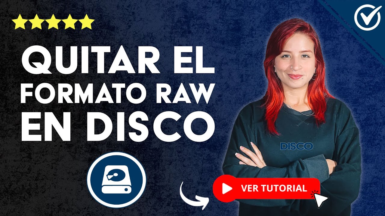 Cómo QUITAR el FORMATO RAW en un Disco duro, Tarjeta SD o Memoria USB