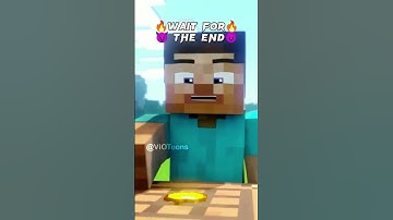 😈Steve is Herobrine🔥 #viral😈 #shorts  #viotoons #transformation