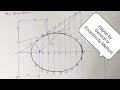 Ellipse by eccentricity method or general methidconic sections engg drawing engg graphics