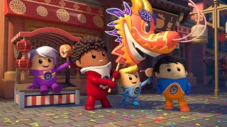 Chinese New Year, Dragon Dance Drama Go Jetters Official