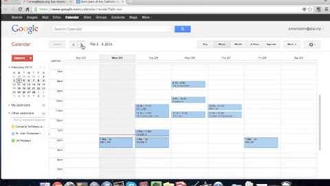 Shared Google Calendars Computer Lab m2