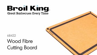 68422 by Broil King - WOOD FIBRE CUTTING BOARD