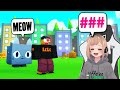 took VTuber from NOOB to PRO (SHE said #### SO MUCH) in Pet Simulator X