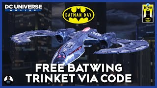 DCUO - Batman Day 2025 NEW FREE CODE