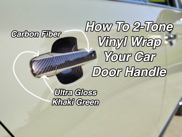 How To Vinyl Wrap, Car Door Handle