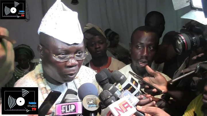 Events & Places .Aare Ona Kakanfo on Fadaka TV Studio