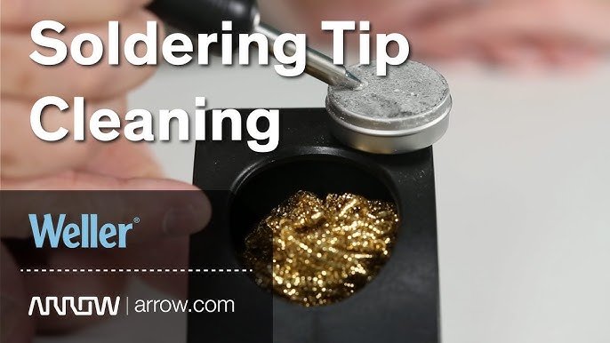 How to clean, tin, and maintain soldering iron tip - Soldering,  Desoldering, Rework Products - Electronic Component and Engineering  Solution Forum - TechForum │ DigiKey