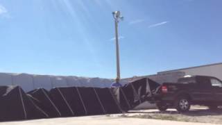 Flood Fighting, Flood Barrier Bag Protection system, 50 ft in 50 sec. Flash Flood-control Barrier