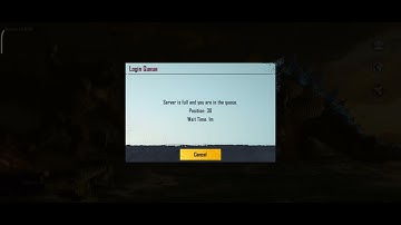 PUBG mobile server is full and you are in the queue😭😭😭