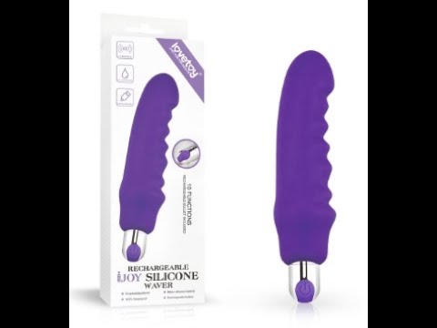 Рельєфний вібратор на акумуляторі "Rechargeable IJOY Silicone Waver" від LoveToy, видео 1