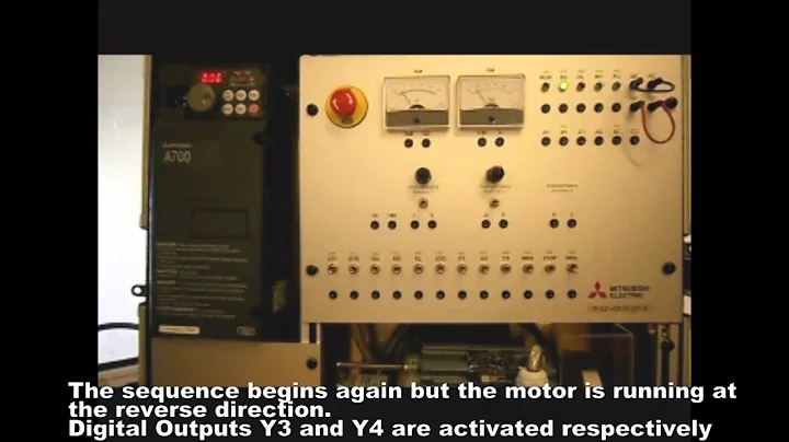 Mitsubishi VFD FR-A700, PLC Function Demo