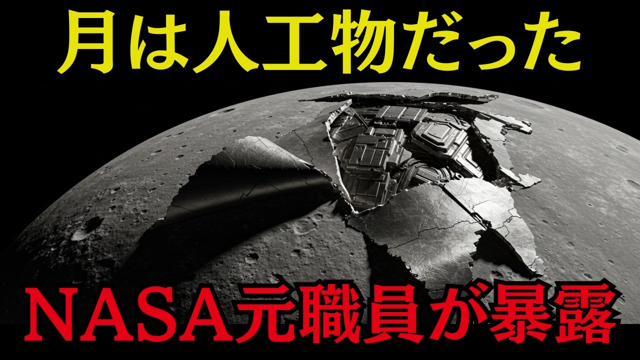 月は人工物だった NASA元職員が暴露する衝撃の証拠【ミステリー 怖い話】