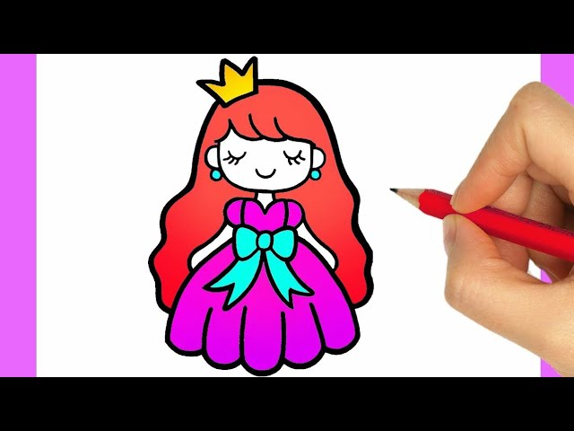 COMO DESENHAR UMA PRINCESA 