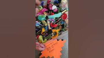 Thrift Store Floss by the Skein? #shorts