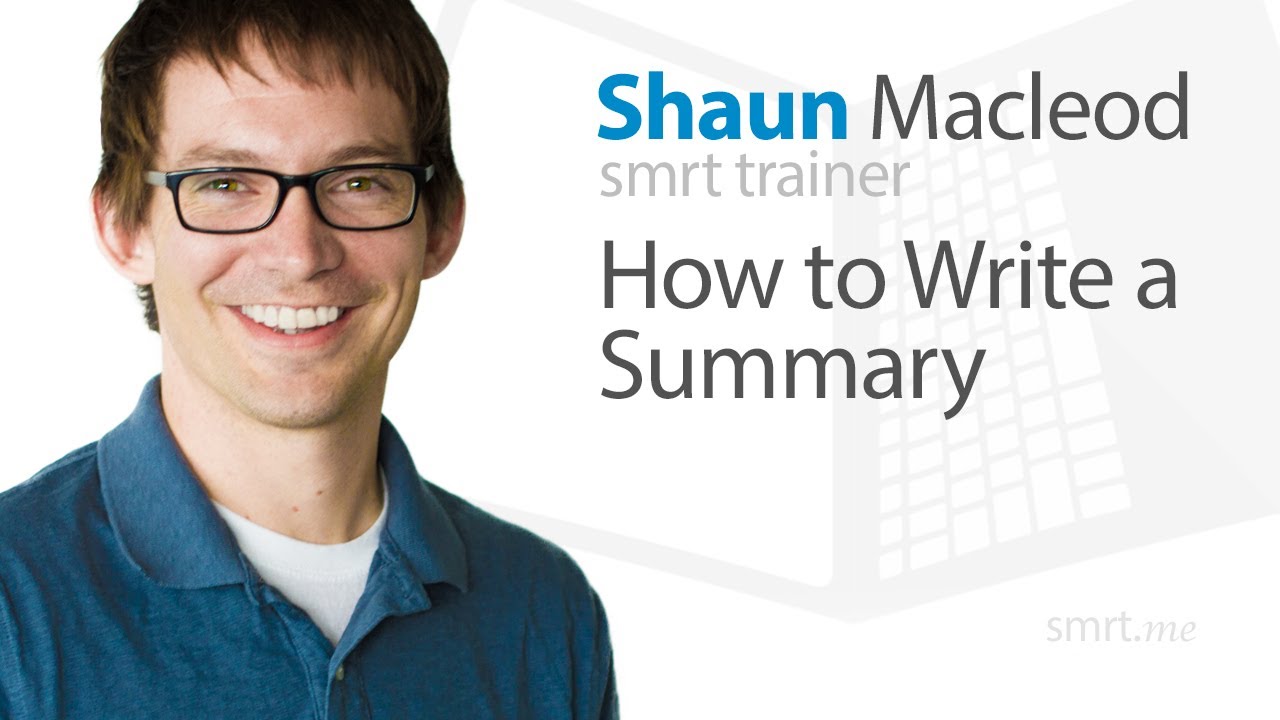 ⁣How to Write a Summary