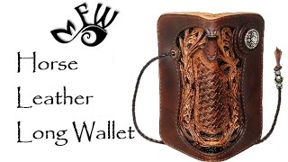 Horse Leather Long Wallet
