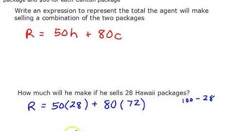 All Classes - 1-1 Evaluating Algebraic Expressions Word Problem