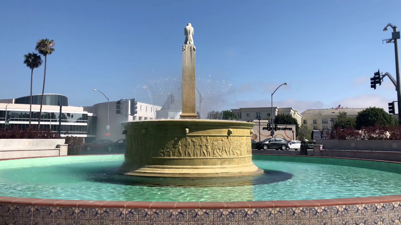 Electric Fountain (Beverly Hills, California) YouTube