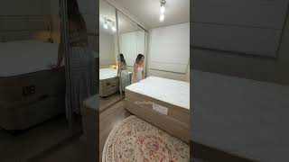 Tour pelo nosso quarto 😀 #tourapartamento #decoracao