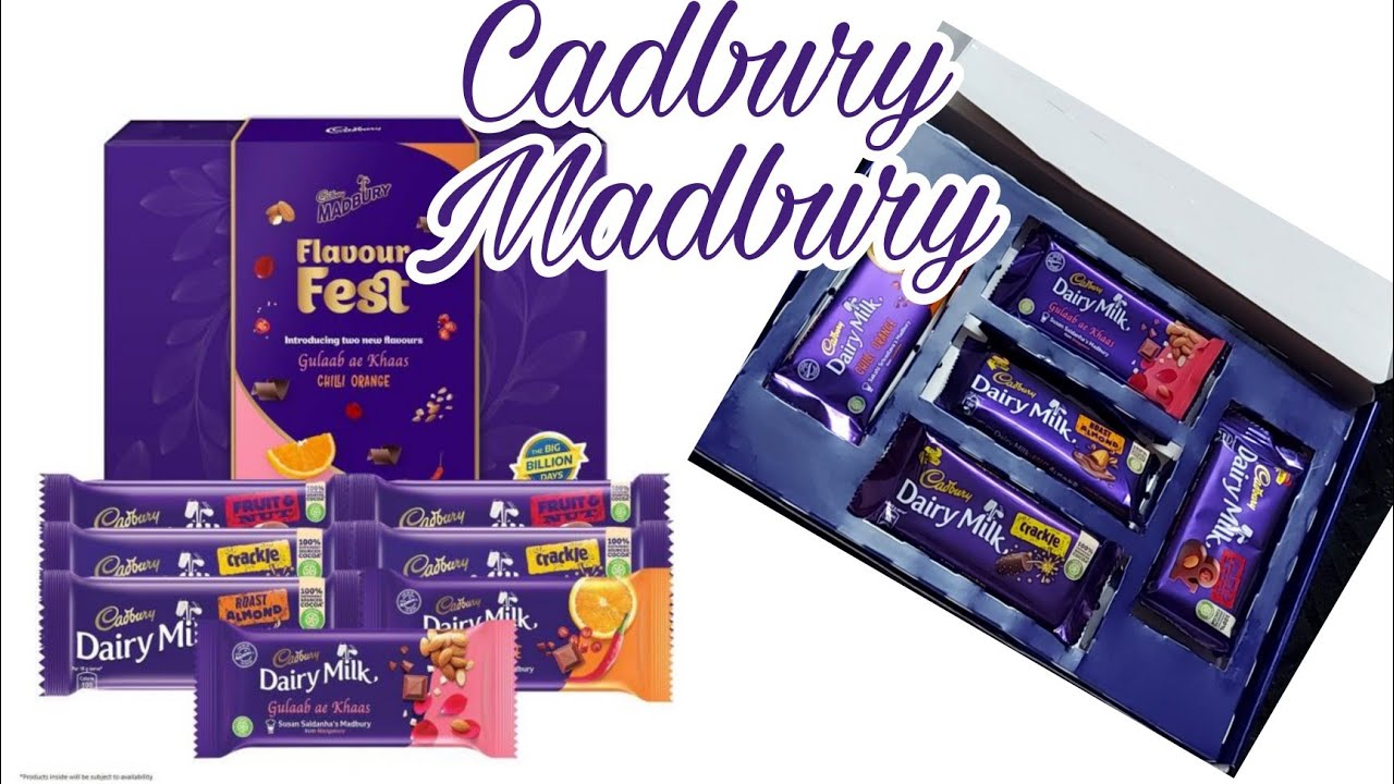Cadbury Madbury flavour Fest chocolate box cadbury dairy milk new