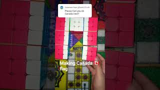 Making Canadian flag #cube #rubikscube #cube #cubing #cuber