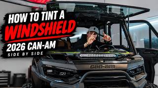 How to Tint a Can-Am Windshield | Step-by-Step