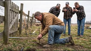 They Laughed When He Measured His Fence… Then the Sheriff Showed Up