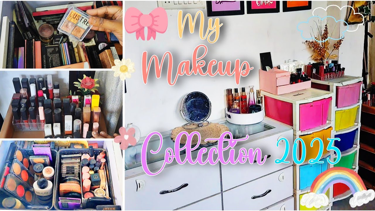 ✨️My *Entire* Makeup Collection💄 2025 | How I organize my makeup vanity