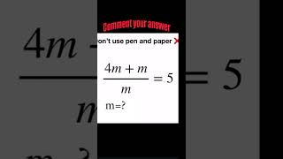 🛑 DO NOT USE PEN AND PAPER! #LinearEquations #Class10Maths#MathsTricks #MentalMath #IQTest #CBSE2026