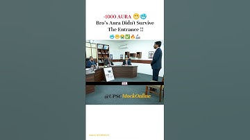 -1000 Aura 🥶😬🔥 Bro Wasn