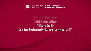 Ian Durham "Autonomous Boolean networks as an ontology for integrated information" - Mind & Agency