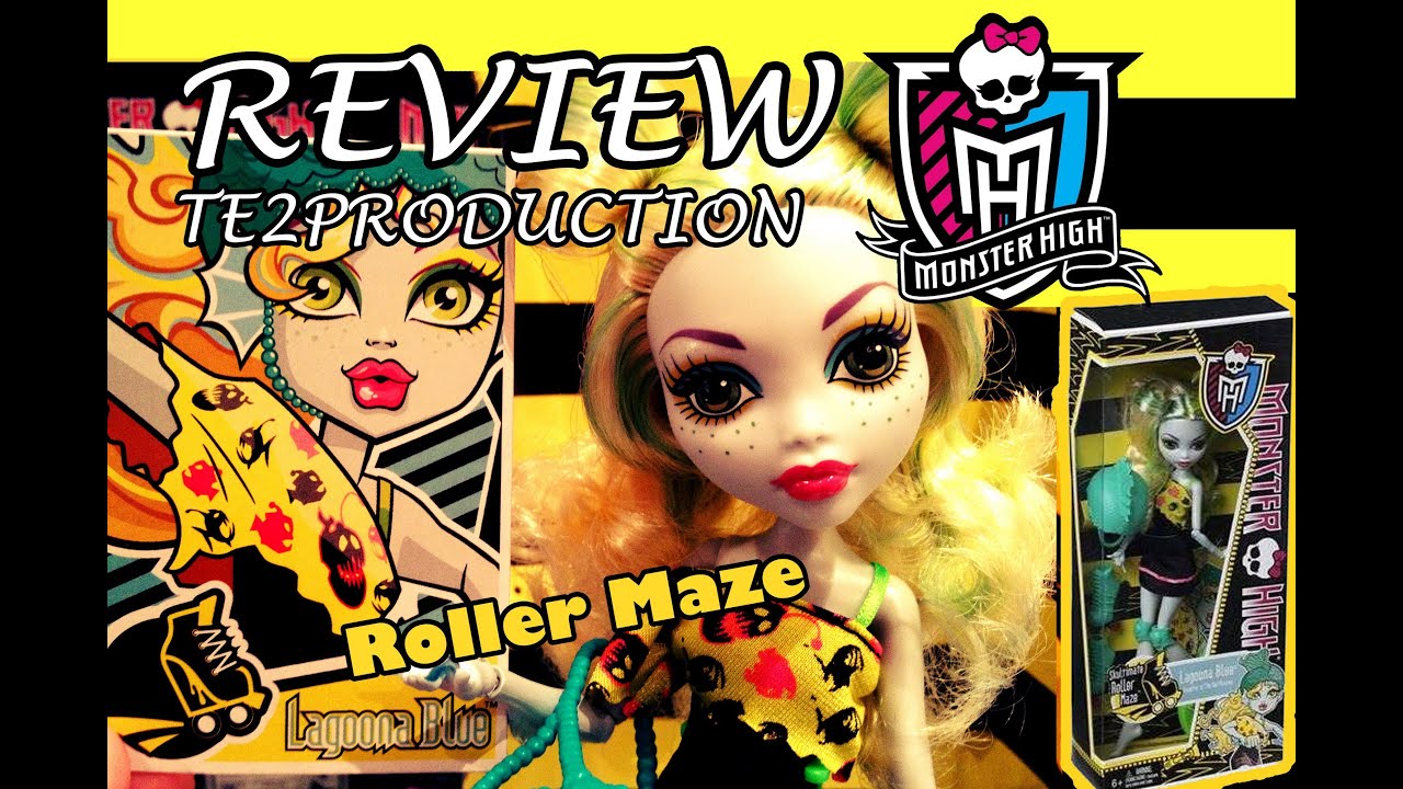 Review Monster High Roller Maze Lagoona Blue YouTube