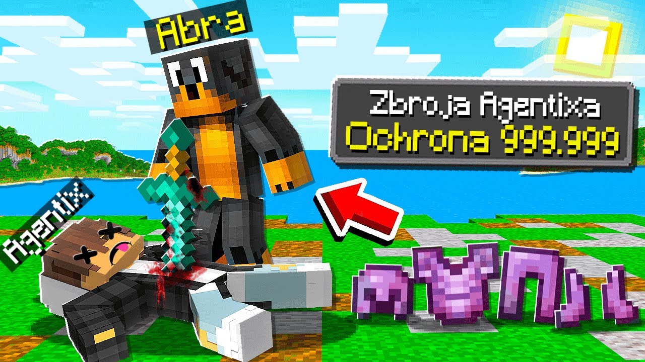 POKONAŁEM AGENTIX i UKRADŁEM JEGO ZBROJĘ i STAŁO SIĘ TO... w Minecraft!
