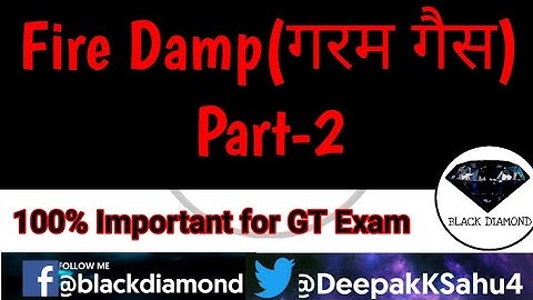 Firedamp part-2||गरम गैस part-2|| Methane gas||