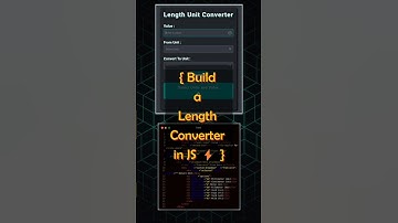 Length Converter using HTML, CSS & JavaScript ⚙️⚙️⚙️
