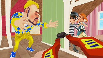 Dark Riddle Halloween Part 129 ( Yellow-Blue ) Gameplay New Update 4.2.1