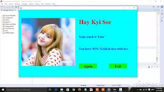 Who is your crush! Java gui mini program... screenshot 4