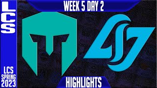 IMT vs CLG Highlights | LCS Spring 2023 W5D2 | Immortals vs Counter Logic Gaming