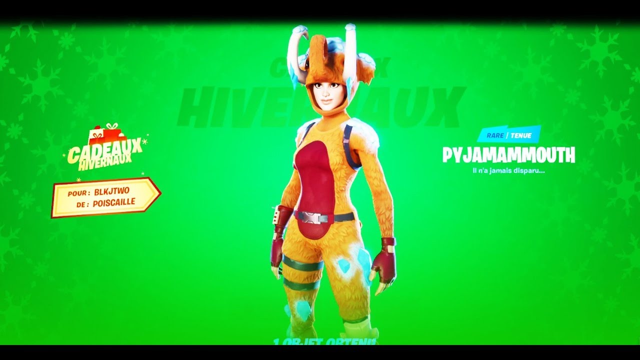 COMMENT Avoir le Skin MAMMOUTH en Avance sur FORTNITE! - YouTube