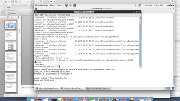 Data Warehouse using Hadoop eco system   08 03 Extract and Load Sqoop Demo