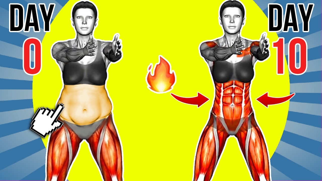 ✅ Тренировка для пресса стоя дома 🔥 Сжигайте жир на животе и формируйте стройную талию