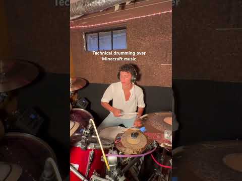 Minecraft Music Drumming #shortsmusic #shorts #drums #drummer #foryoupage