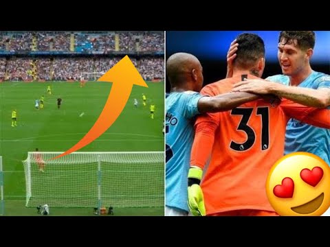 Ederson Produces Incredible Goal-Kick Assist For Sergio Aguero 👍